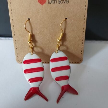 Boucles d'oreilles poisson