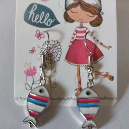Boucles d'oreilles poisson