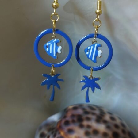 Boucles d'oreilles palmier