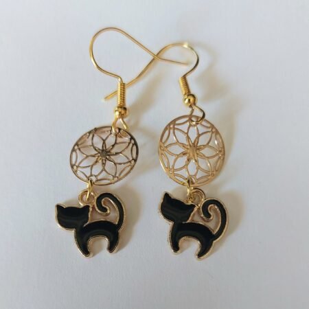 Boucles d'oreilles Kitty