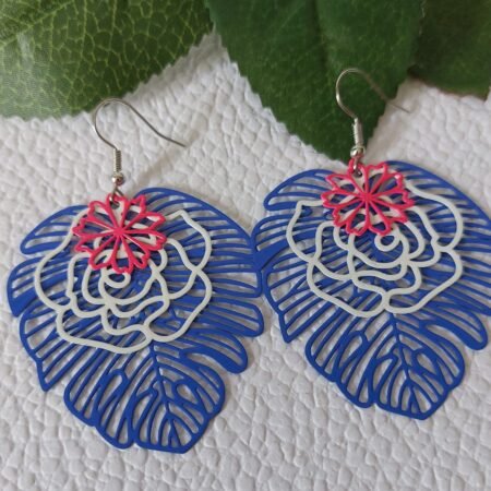 Grandes boucles Monstera