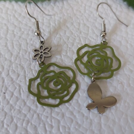 Boucles d'oreilles Piéridae