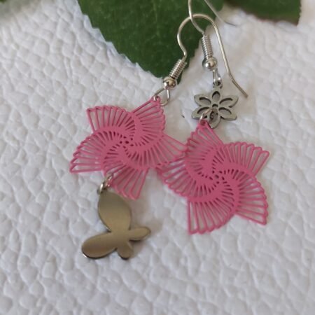 Boucles d'oreilles Piéridae