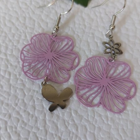 Boucles d'oreilles Piéridae