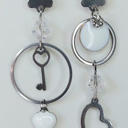 Boucles asymétriques la clé de mon coeur