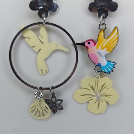 Boucles colibris jolis