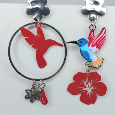 Boucles colibris jolis