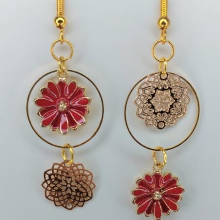 Boucles d'oreilles Dahlia