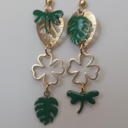 Boucles feuillage porte-bonheur