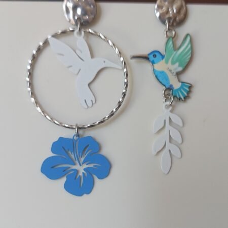 Boucles colibris jolis