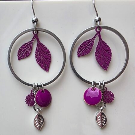 Boucles ballade en sous bois violette