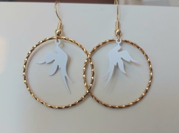 Boucles Paille en queue