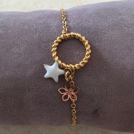 Bracelet Twist and Charms