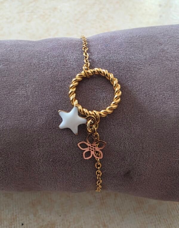 Bracelet Twist and Charms