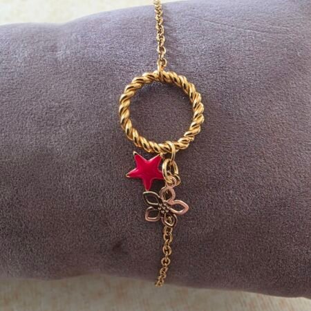 Bracelet Twist and Charms