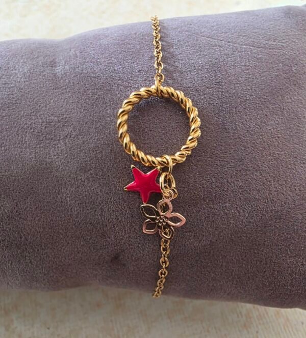 Bracelet Twist and Charms